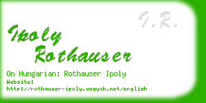 ipoly rothauser business card